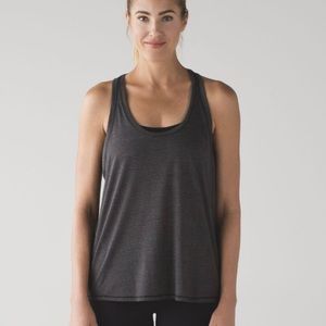 Lululemon Tie it Up Singlet Racerback Gray Tank